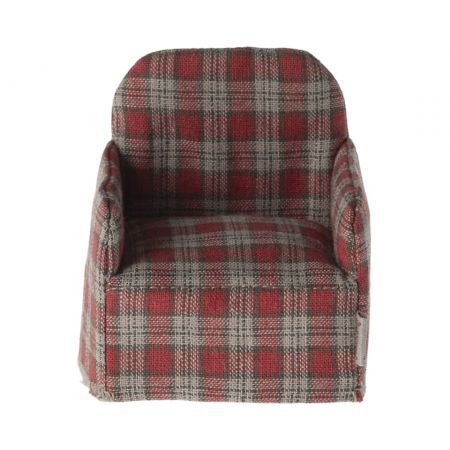 Mouse Chair - Red checker