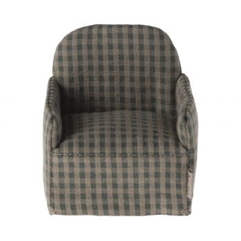 Mouse Chair - Green checker 2