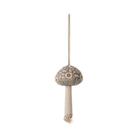 Mushroom ornament - winter flower - Green