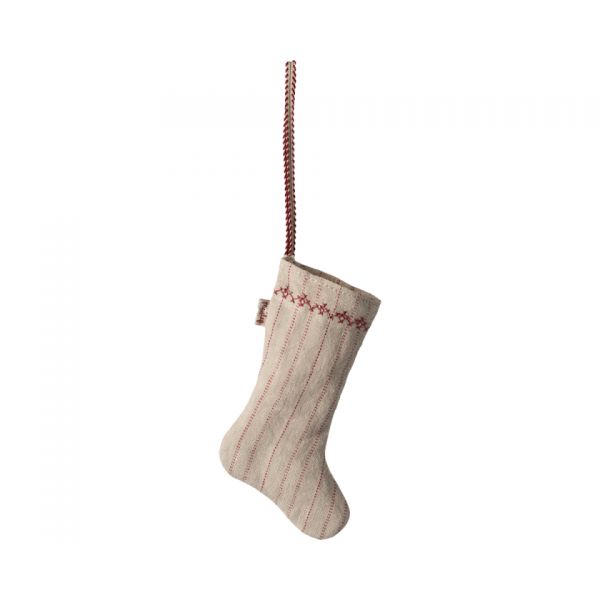 Stocking ornament, Stripe - Sand