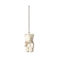 Metal  Ornament Teddy bear - Off white/Rose