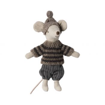 Winter Mouse with ski - Big Brother (12cm) 2
