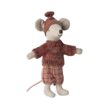 Winter Mouse with ski - Big Sister (12cm) 2