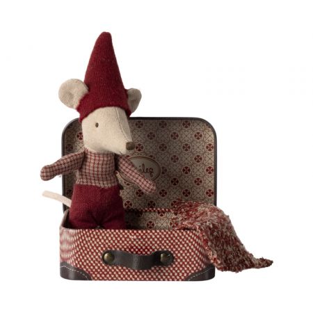 Christmas mouse in suitcase - Baby