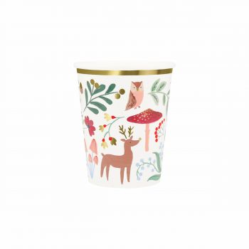 Vasos Otoño  (8u.) 2