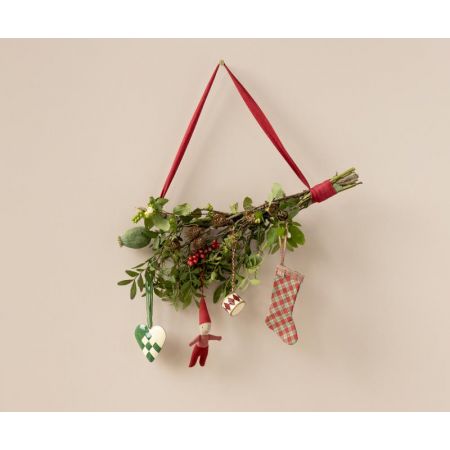Fabric Ornament - Santa