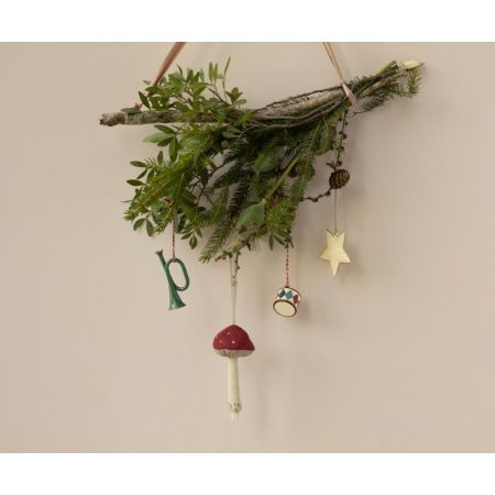 Fabric Ornament - Santa