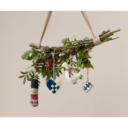 Fabric Ornament - Santa