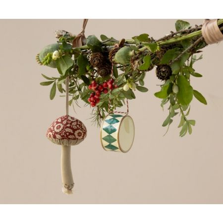 Fabric Ornament - Santa