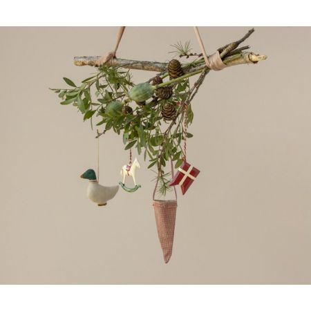 Fabric Ornament - Santa