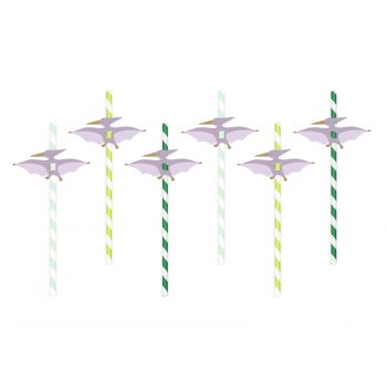 Pterodactyl Straws (Pack 6u.)