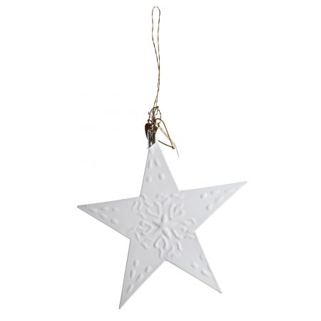 Estrella decorativa - Blanca (17cm)