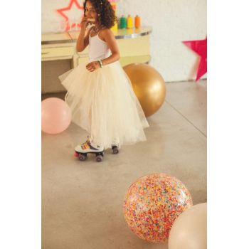 Falda Tutú Rock - Albaricoque 2