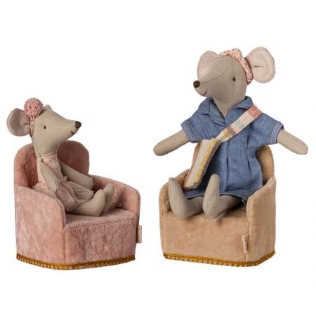 Mouse armchair - Powder