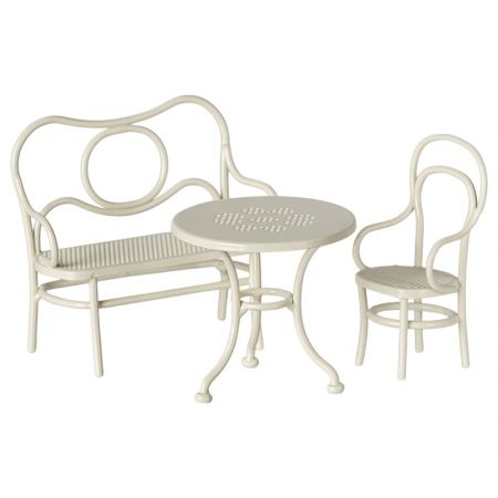 Muebles de metal - Ratoncitos - Pequeño - Blanco (A 8.5cm)