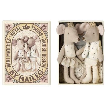 Royal Twins Mice in box - Little (11cm)