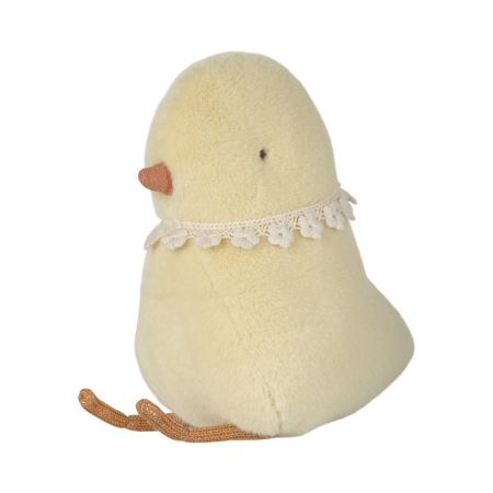 Huevo de Pascua metálico, pollito - Amarillo