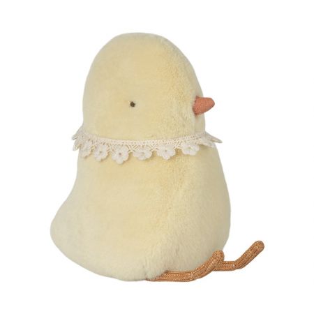 Huevo de Pascua metálico, pollito - Amarillo