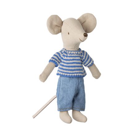 Knitted sweater and pants, Big brother mouse  (12cm)
