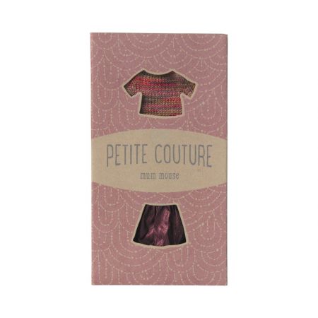 Skirt and knitted blouse, Mum mouse (15cm)