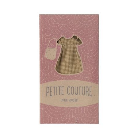 Dress and bag, Mum mouse (15cm)