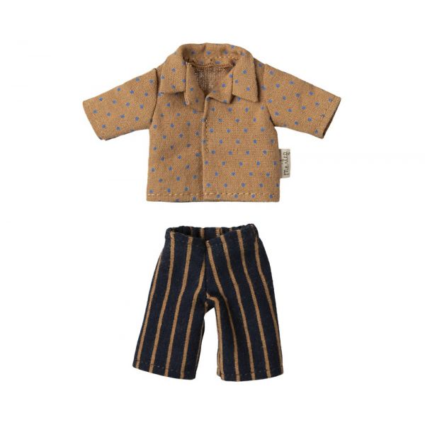 Shirt and striped pants, Dad mouse (15cm)