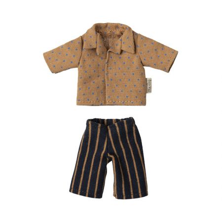 Shirt and striped pants, Dad mouse (15cm)