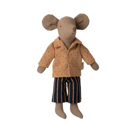 Shirt and striped pants, Dad mouse (15cm)