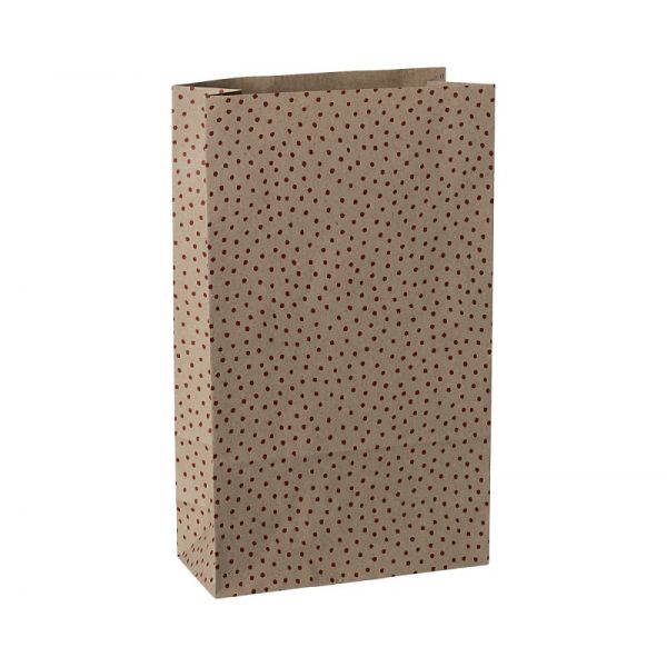 Bolsa de papel, Polka Roja - Medium