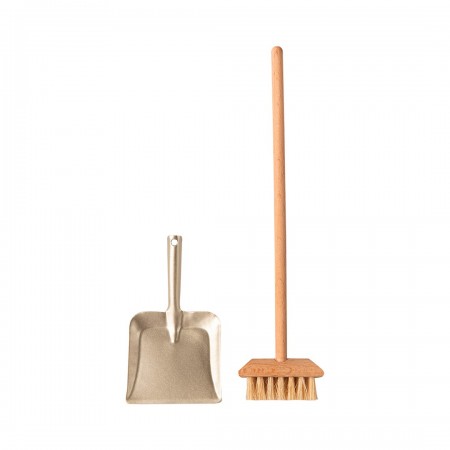 Set de escoba y recogedor miniatura
