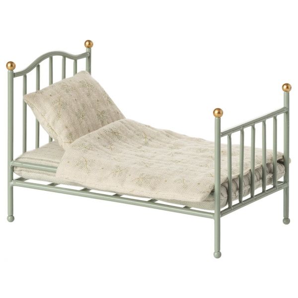 Cama Vintage Ratoncito - Menta (12cm)