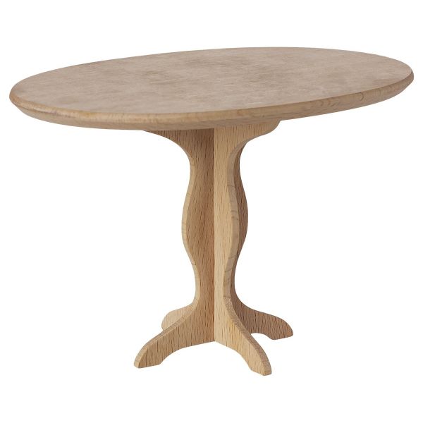 Mesa de madera ovalada - Mini (10cm)