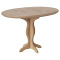 Mesa de madera ovalada - Mini (10cm)