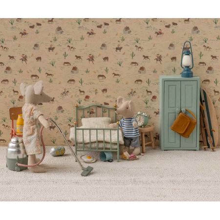 Cama Vintage Ratoncito - Menta (12cm)