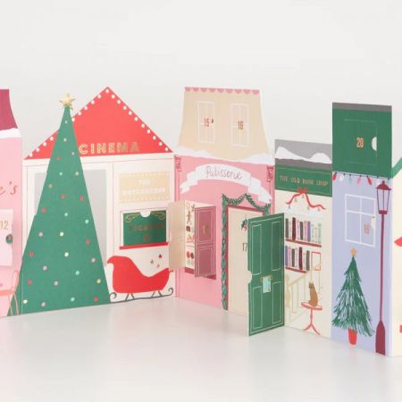 Christmas street Concertina Advent Calendar