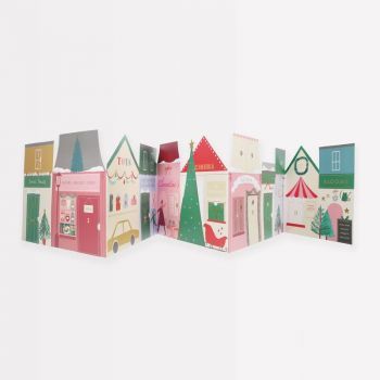 Christmas street Concertina Advent Calendar