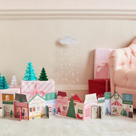 Christmas street Concertina Advent Calendar