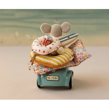Mouse car - Blue (12cm) 2