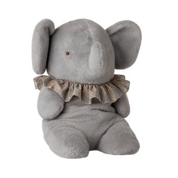 Elephant plush, Big - Blue/grey