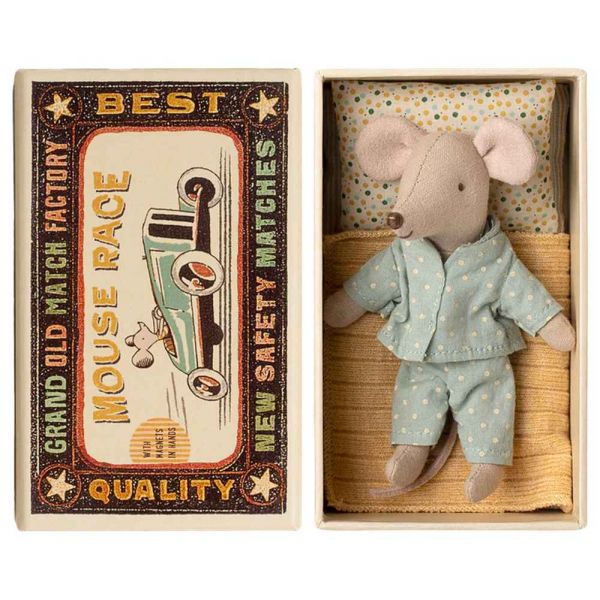 Mouse in Matchbox - Little Brother (11cm)