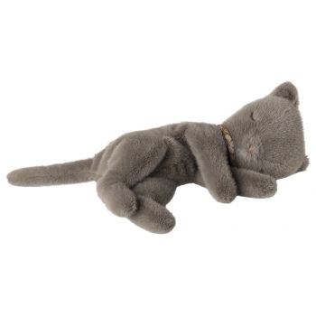Sleeping kitten plush - Cream (35cm)