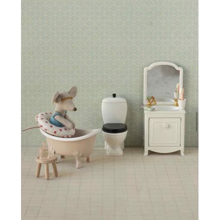 Bathtub, Mouse Rose (6cm)