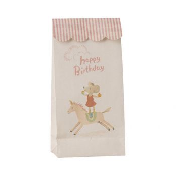 Bolsa papel, Happy Birthday - Unicornio, Pack 12u.