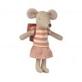 Clothes and bag, Coral - Big sister mouse (13cm)