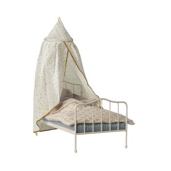 Dosel de cama miniatura, Crema 2