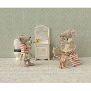 Mouse, Big sister with Backpack - Mint (13cm) 2