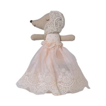 Baby mouse in gown - Rose