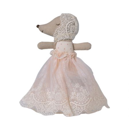 Baby mouse in gown - Rose