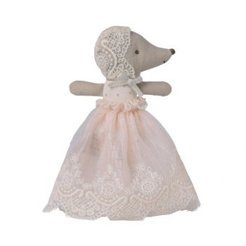 Baby mouse in gown - Rose 2