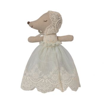 Baby mouse in gown - Mint